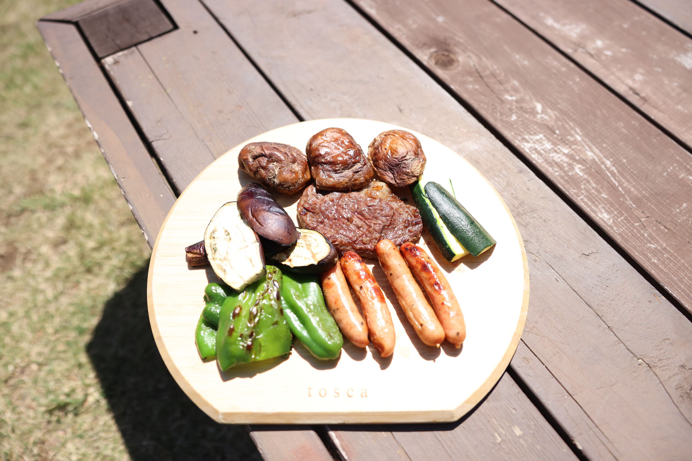 BBQグリル料理